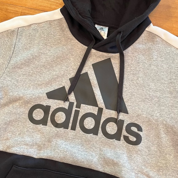 ADIDAS Colorblock Fleece Hoodie - Picture 2 of 9